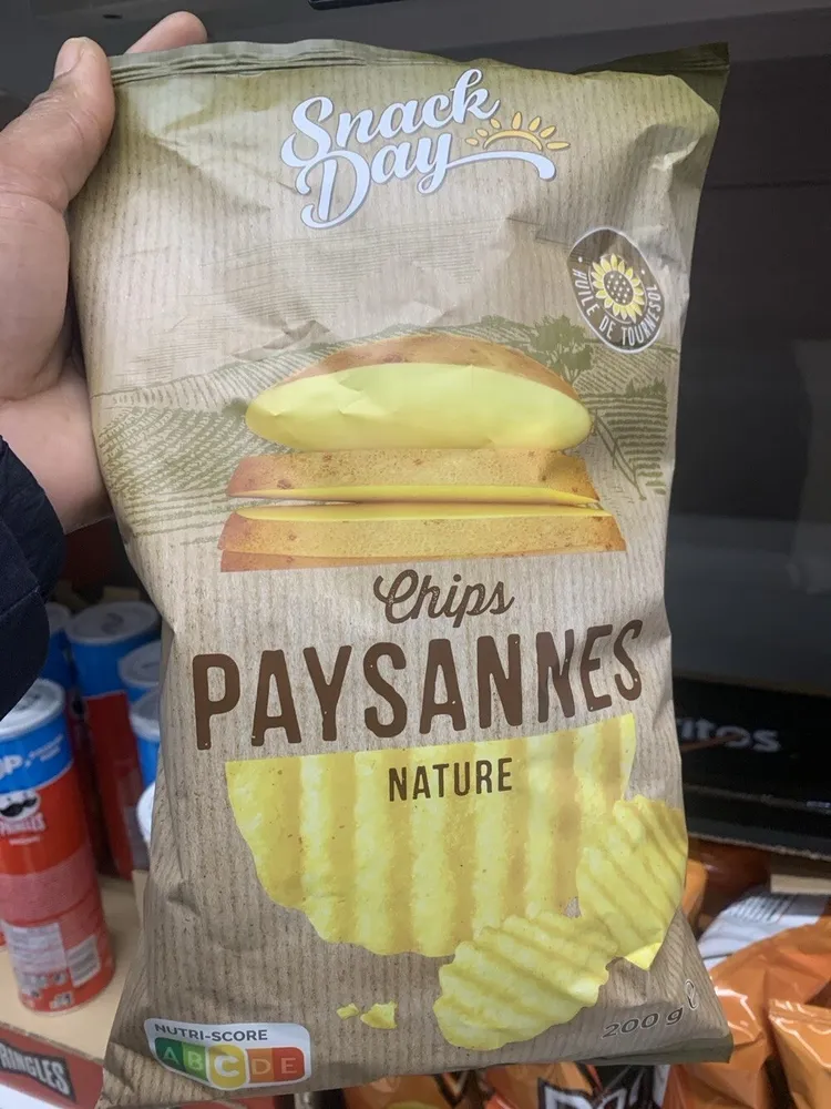 Chips paysannes nature