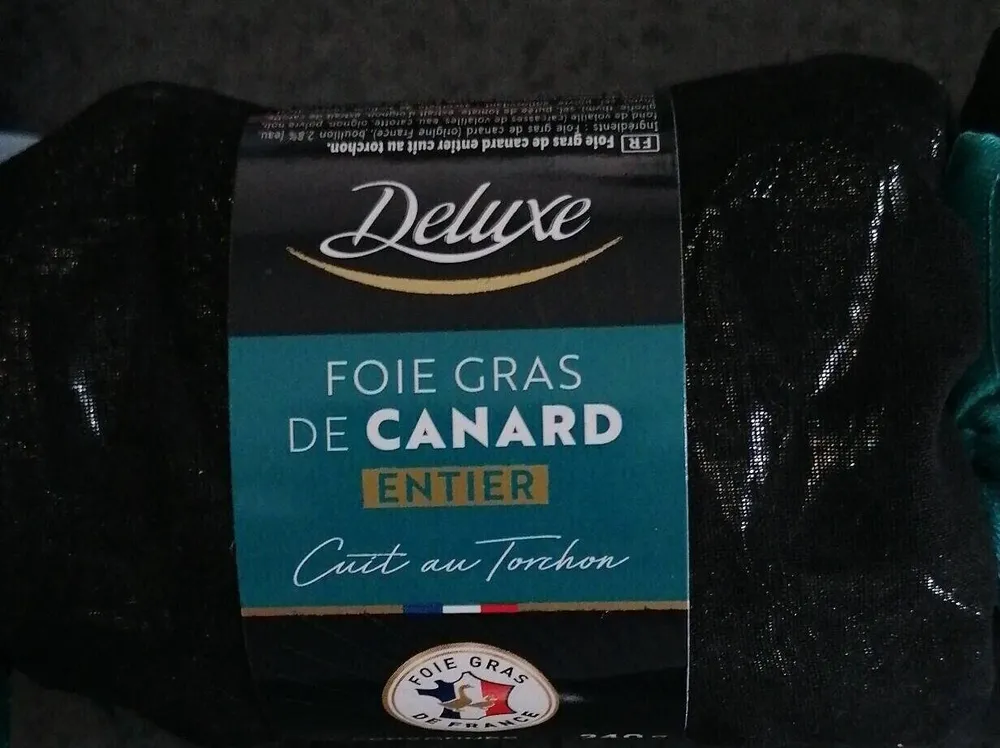 Foie gras de canard entier cuit au torchon