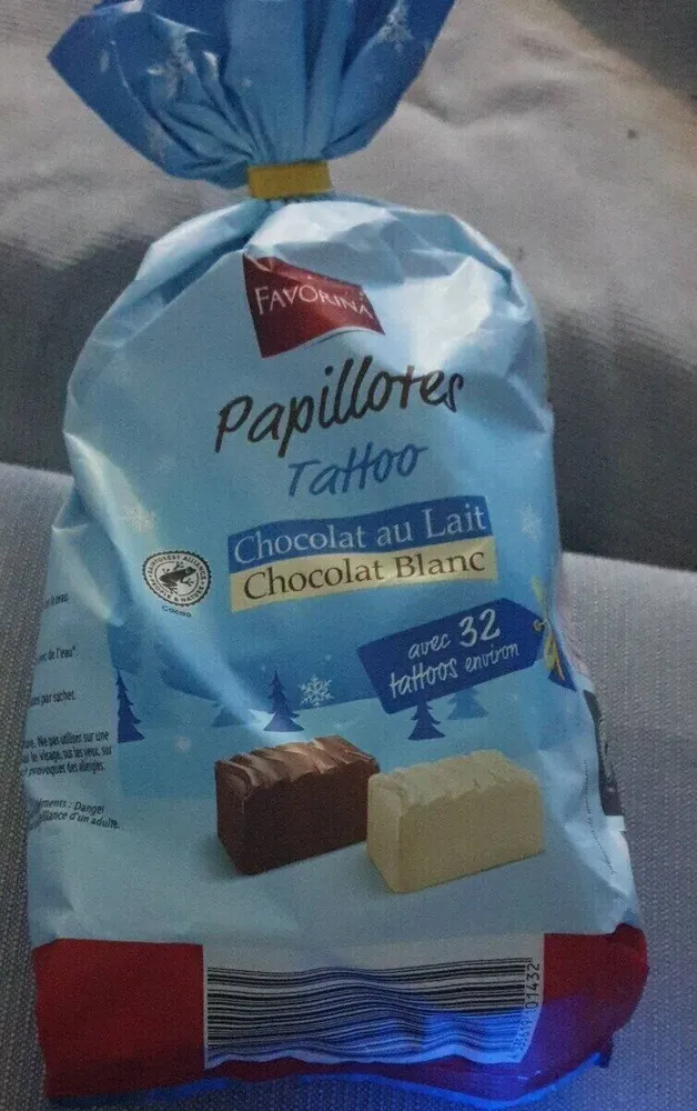 Papillotes Chocolat au Lait - Chocolat Blanc