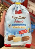 Papillottes pétard chocolat lait chocolat blanc