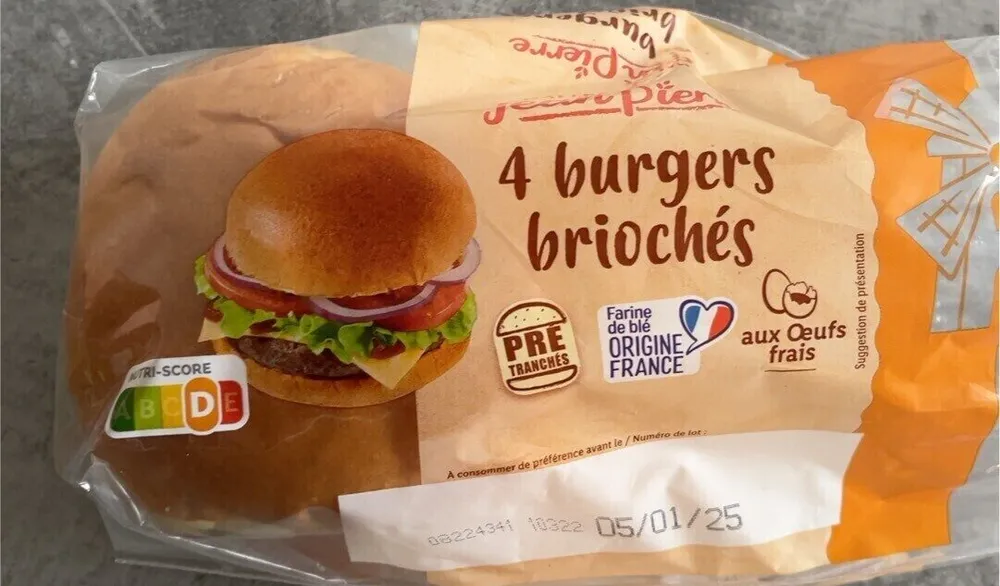 4 burgers briochés