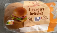 4 burgers briochés