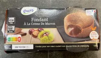 Fondant à la crème de marron