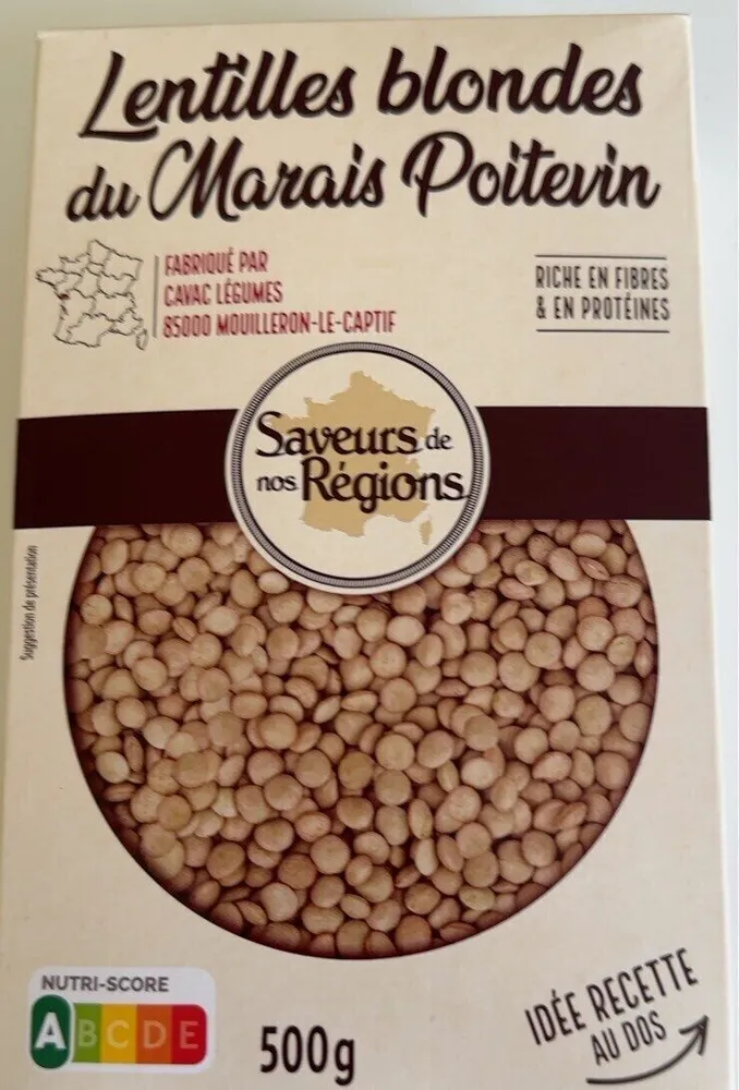 Lentilles blondes du Marais Poitevin