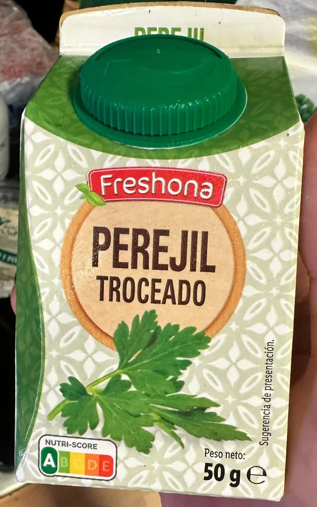 Perejil troceado