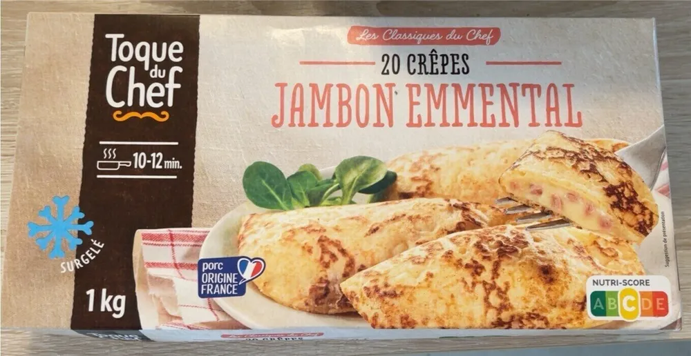 20 CRÊPES JAMBON EMMENTAL