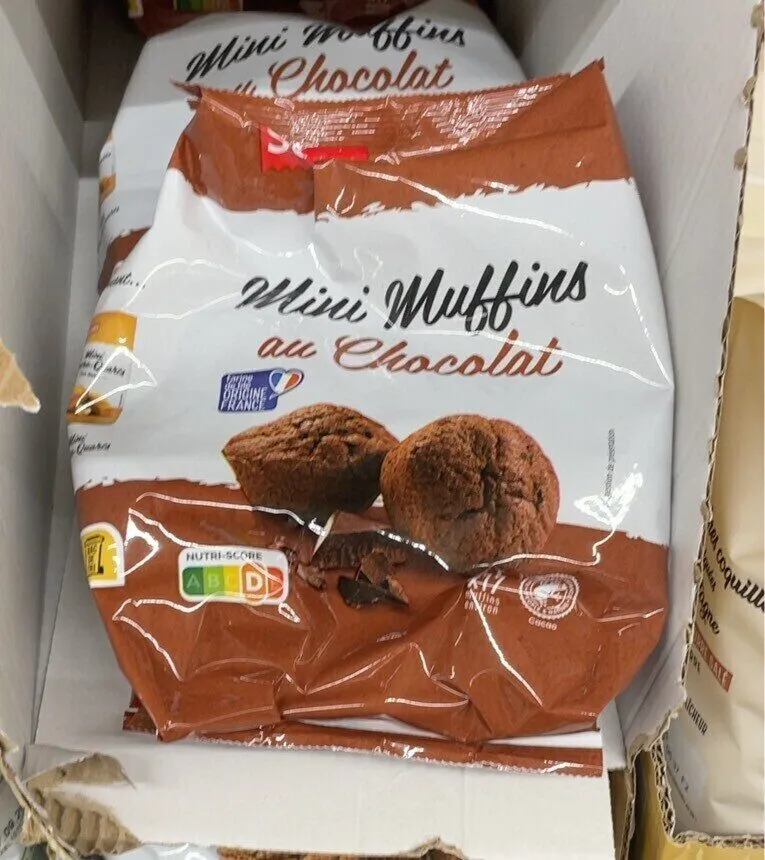 Mini muffins au chocolat