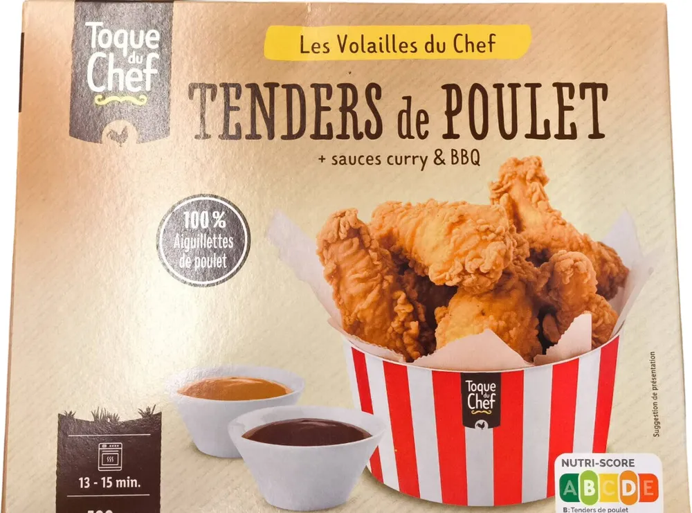 Tenders De Poulet Sauce Curry + BBQ