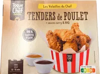 Tenders De Poulet Sauce Curry + BBQ