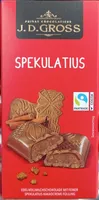 Spekulatius Vollmilchschokolade