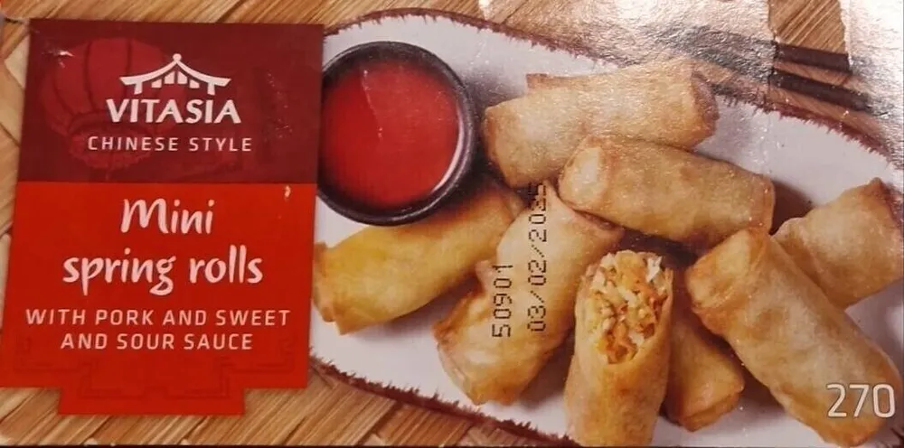 Mini sping rolls