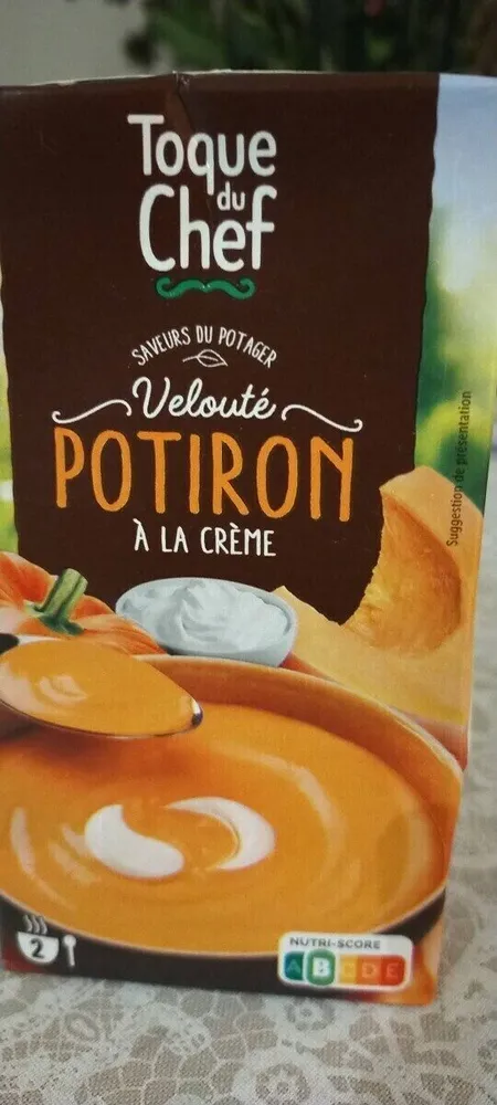 Velouté POTIRON À LA CRÈME