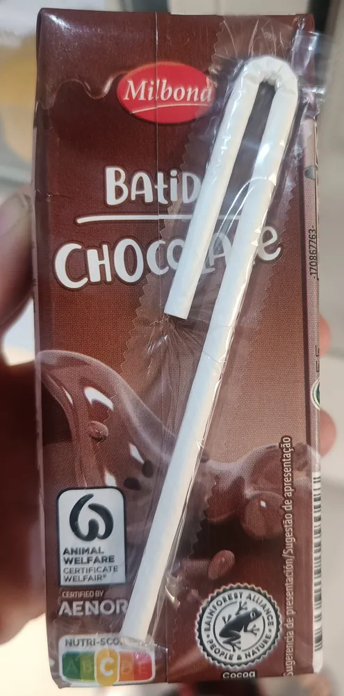 BATIDO DE CHOCOLATE