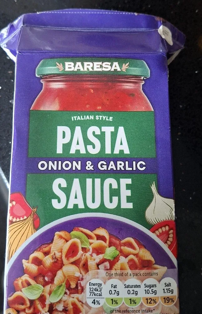 Baresa Onion&Garlic Pasta Sauce