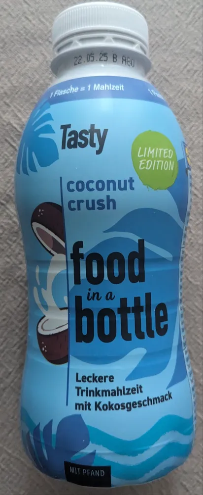 Food in a bottle - coconut crush