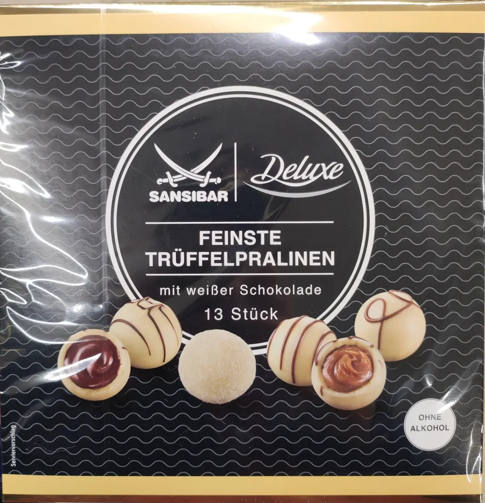 Feinste Trüffelpralinen mit Weißer Schokolade