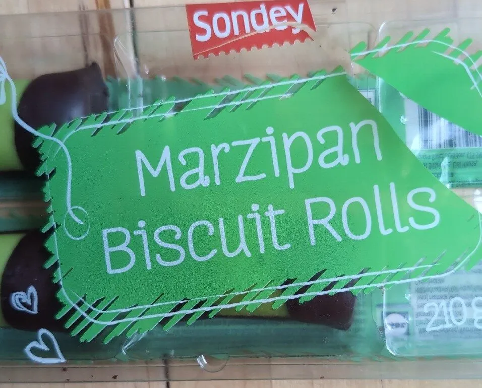 Marzipan Biscuit Rolls