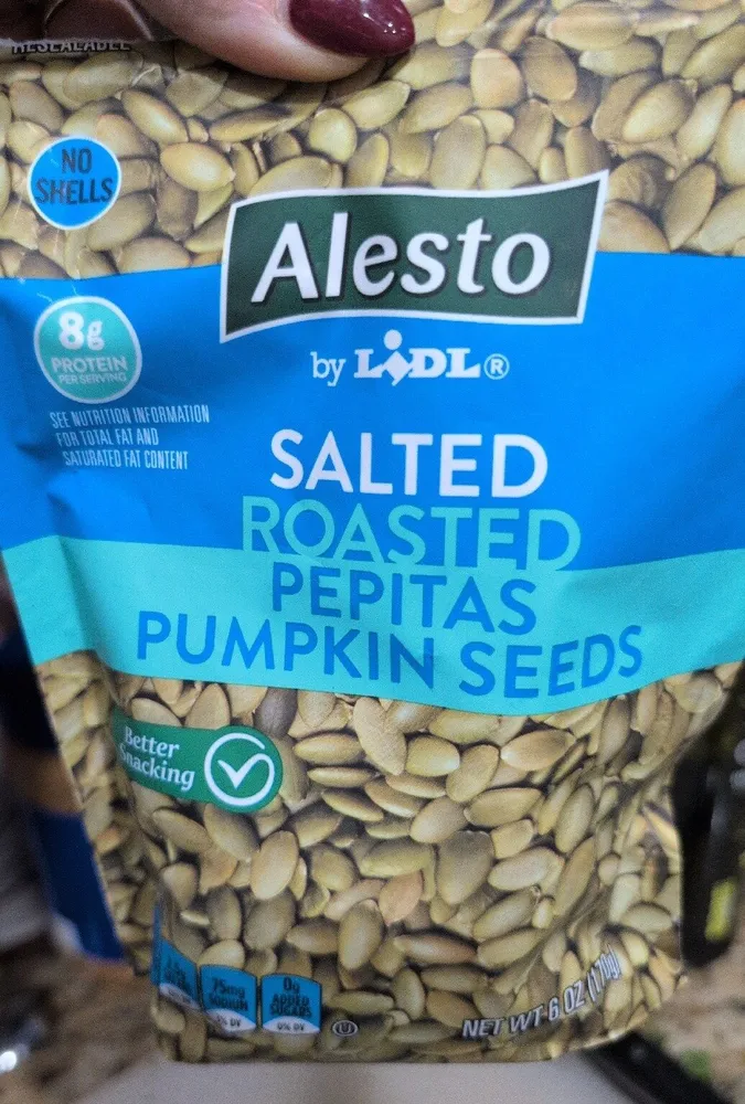 Salted Roasted Pepitas Pumpkin Seeds