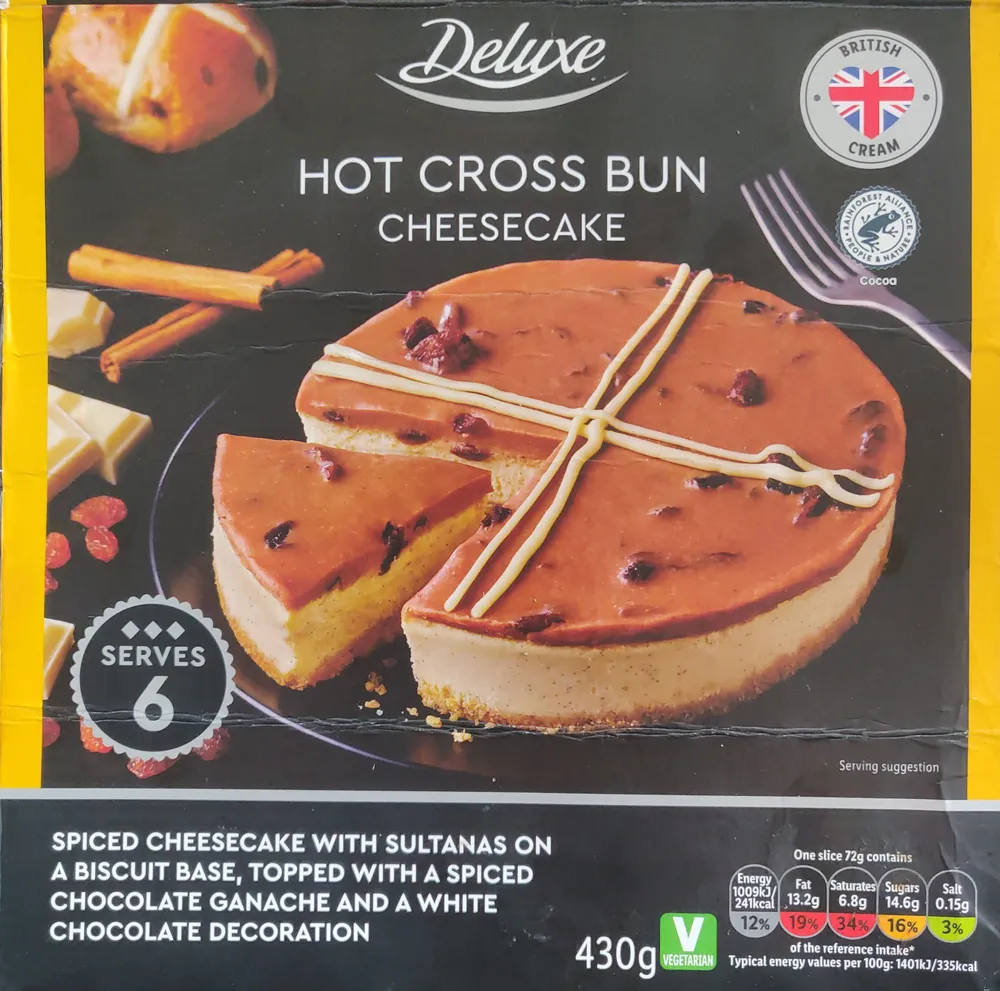 Hot Cross Bun Cheesecake