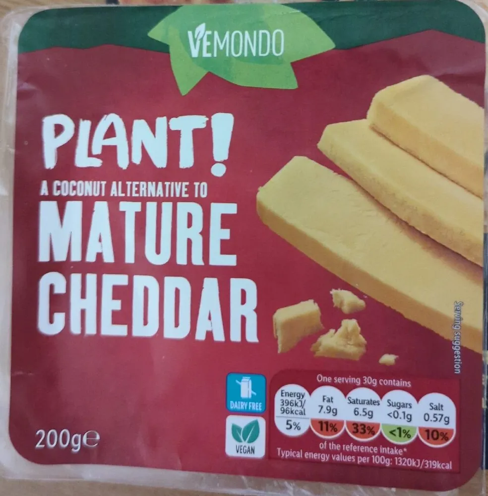 Coconut alternative to Mature Cheddar