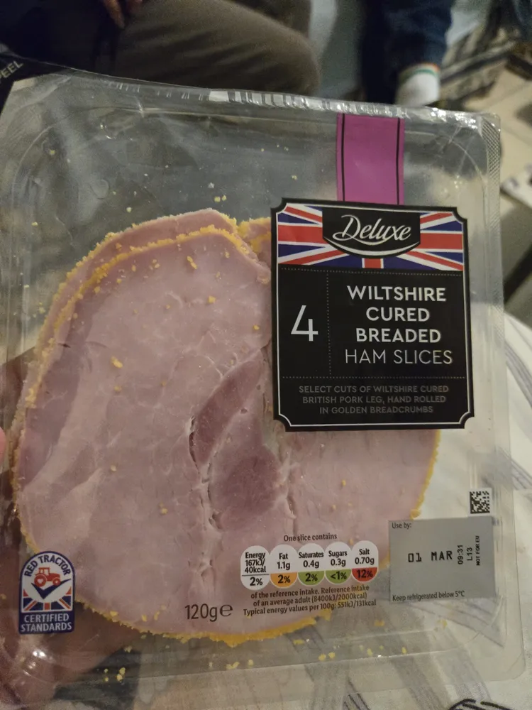 WILTSHIRE CURED BREADED HAM SLICES
