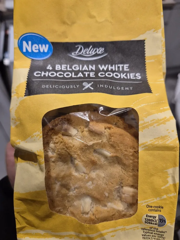 Belgian White Chocolate Cookies