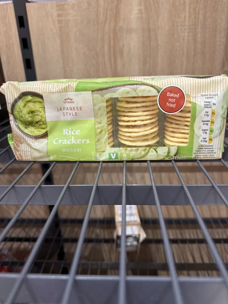 Wasabi Rice Crackers