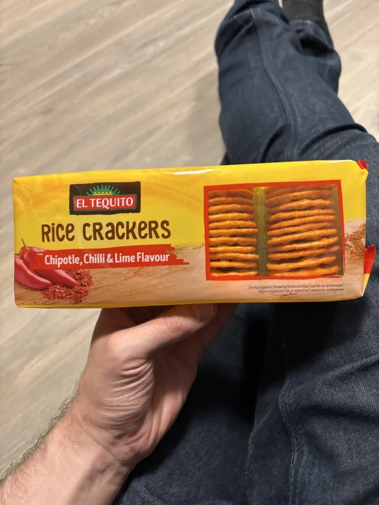 AAAAA EL TEQUITO Rice CRACKERS Chipotle, Chilli &