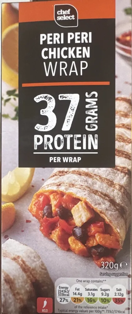 Peri Peri chicken wrap