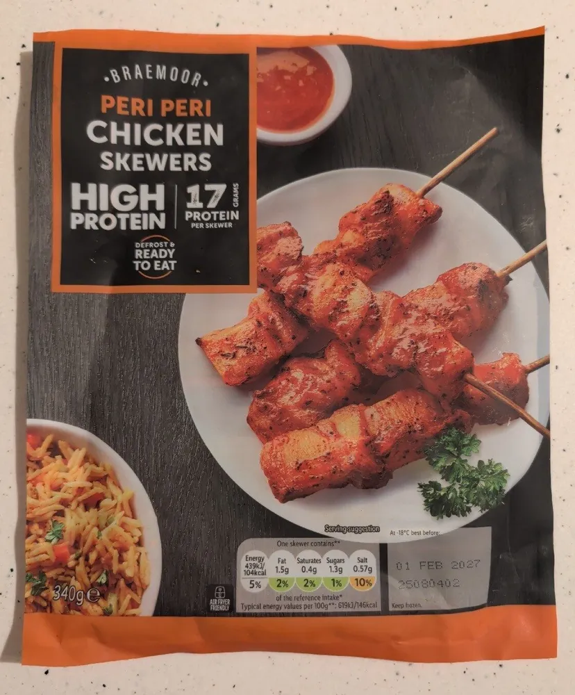 PERI PERI CHICKEN SKEWERS