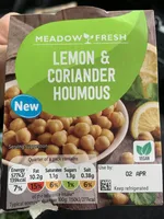 11 New MEADOW FRESH LEMON & CORIANDER HOUMOUS Serv