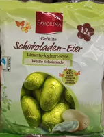 Gefüllte Schokoladen-Eier Limette-Joghurt-Style