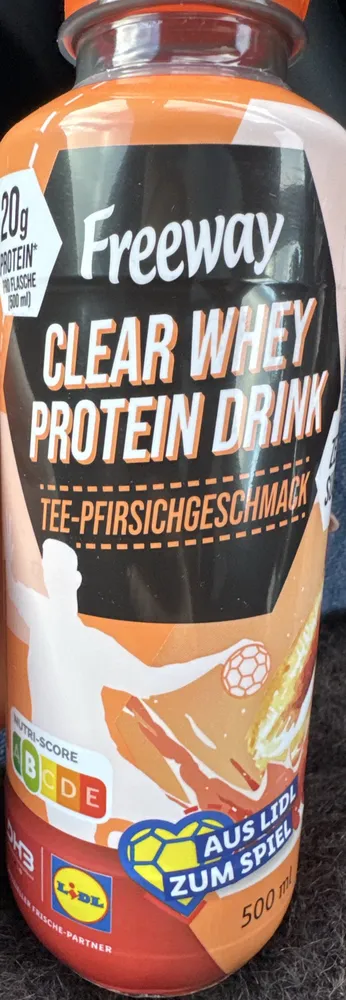 CLEAR WHEY PROTEIN DRINK TEE-PFIRSICHGESCHMACK
