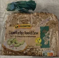 Dinkelschnitten mit Sonnenblumenkernen