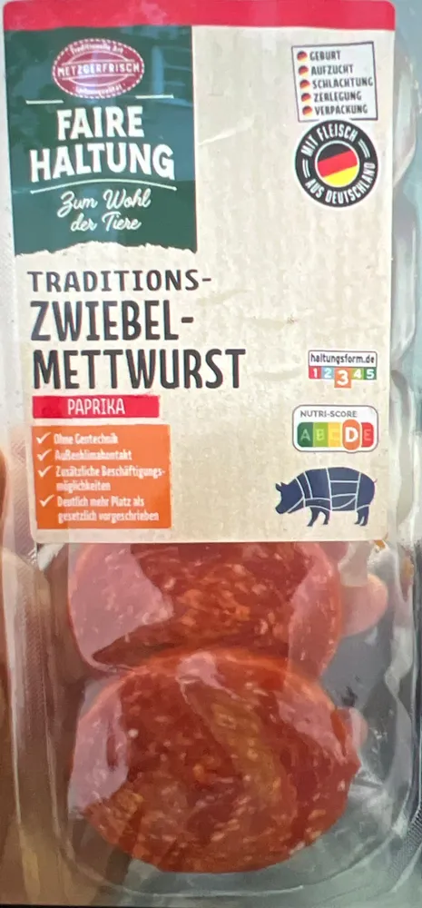 Traditions Zwiebel- Mettwurst