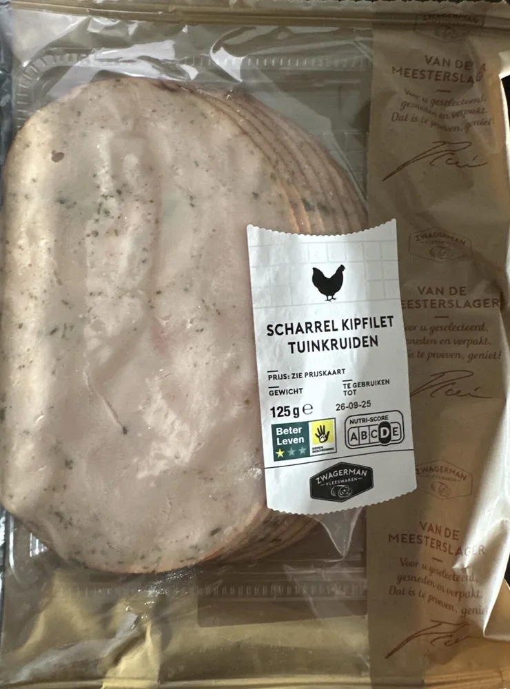 Scharrel kipfilet tuinkruiden