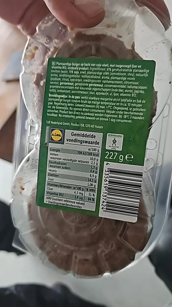 Plantaardige burger