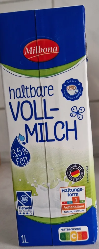 haltbare Vollmilch
