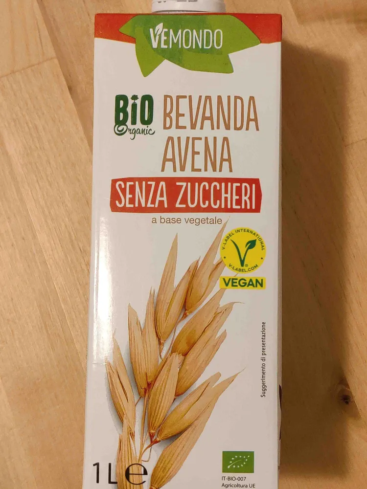 Bevanda Avena senza zuccheri