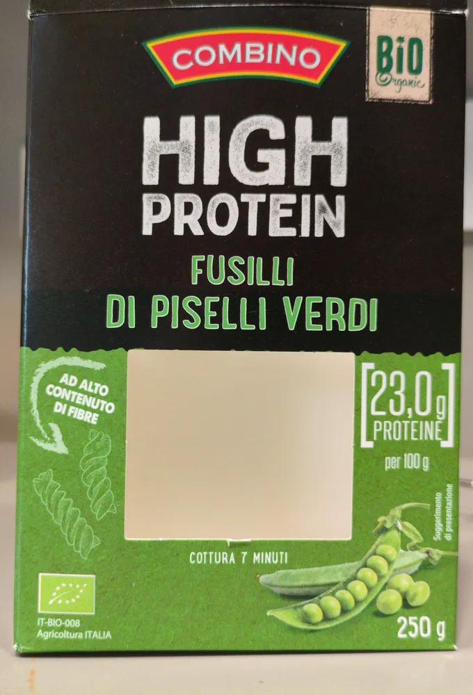 HIGH PROTEIN FUSILLI DI PISELLI VERDI