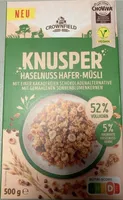 Knusper Haselnuss Hafer-Müsli Choviva