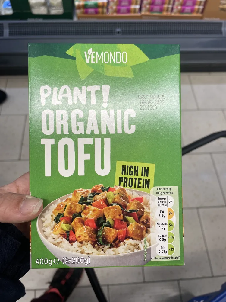 Organic tofu