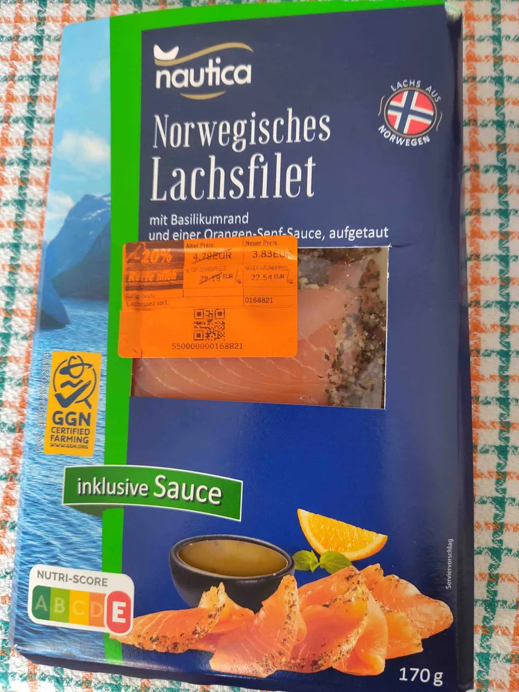 Norwegisches Lachsfilet