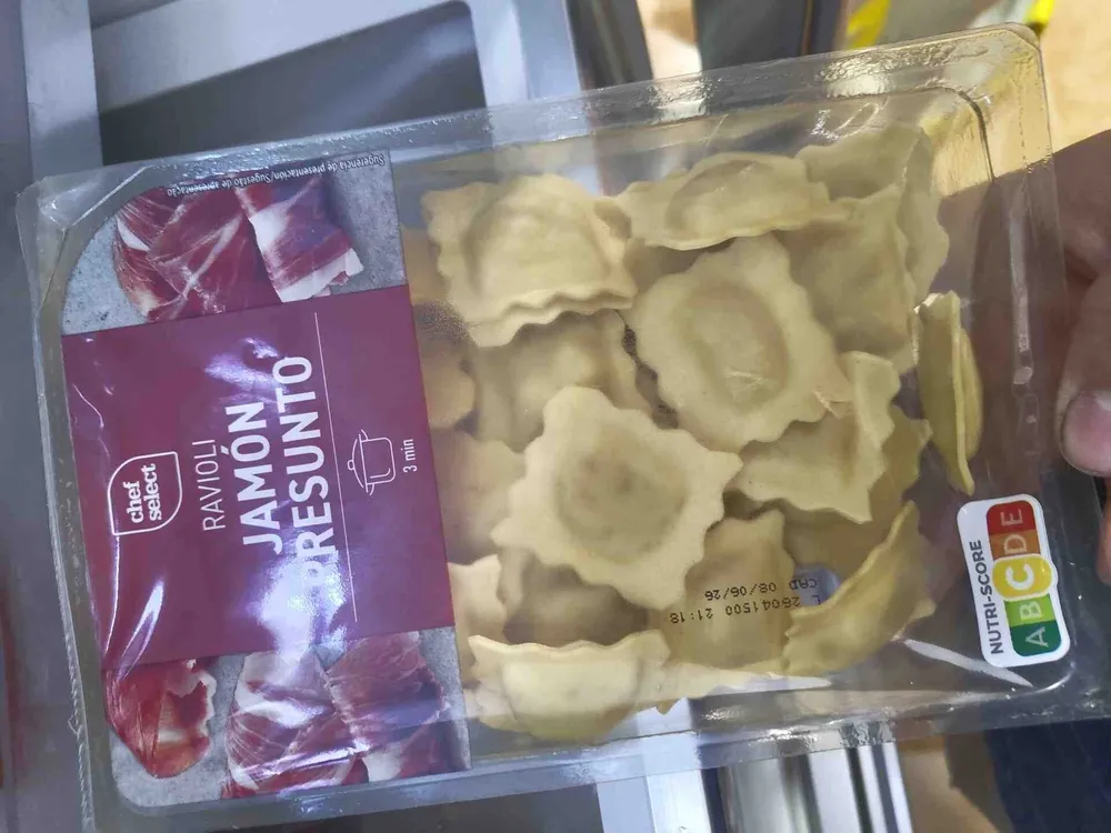 Ravioli jamon presunto