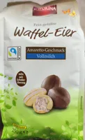 Feine gefüllte Waffel-Eier Amaretto-Geschmack Vollmilch