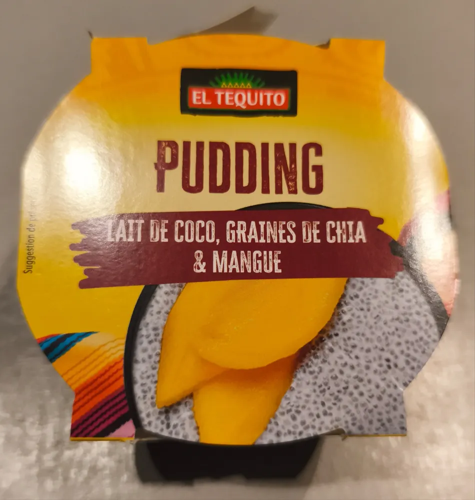 Pudding coco mangue chia