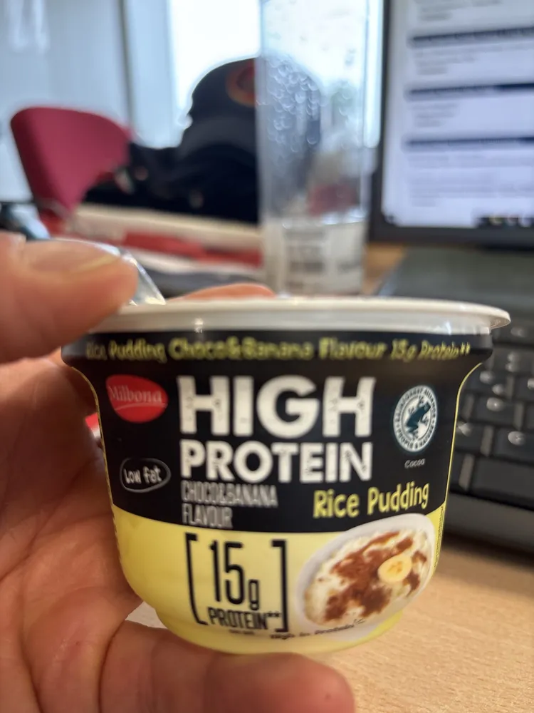 HIGH PROTEIN Rice Pudding CHOCO & BANANA FLAVOUR