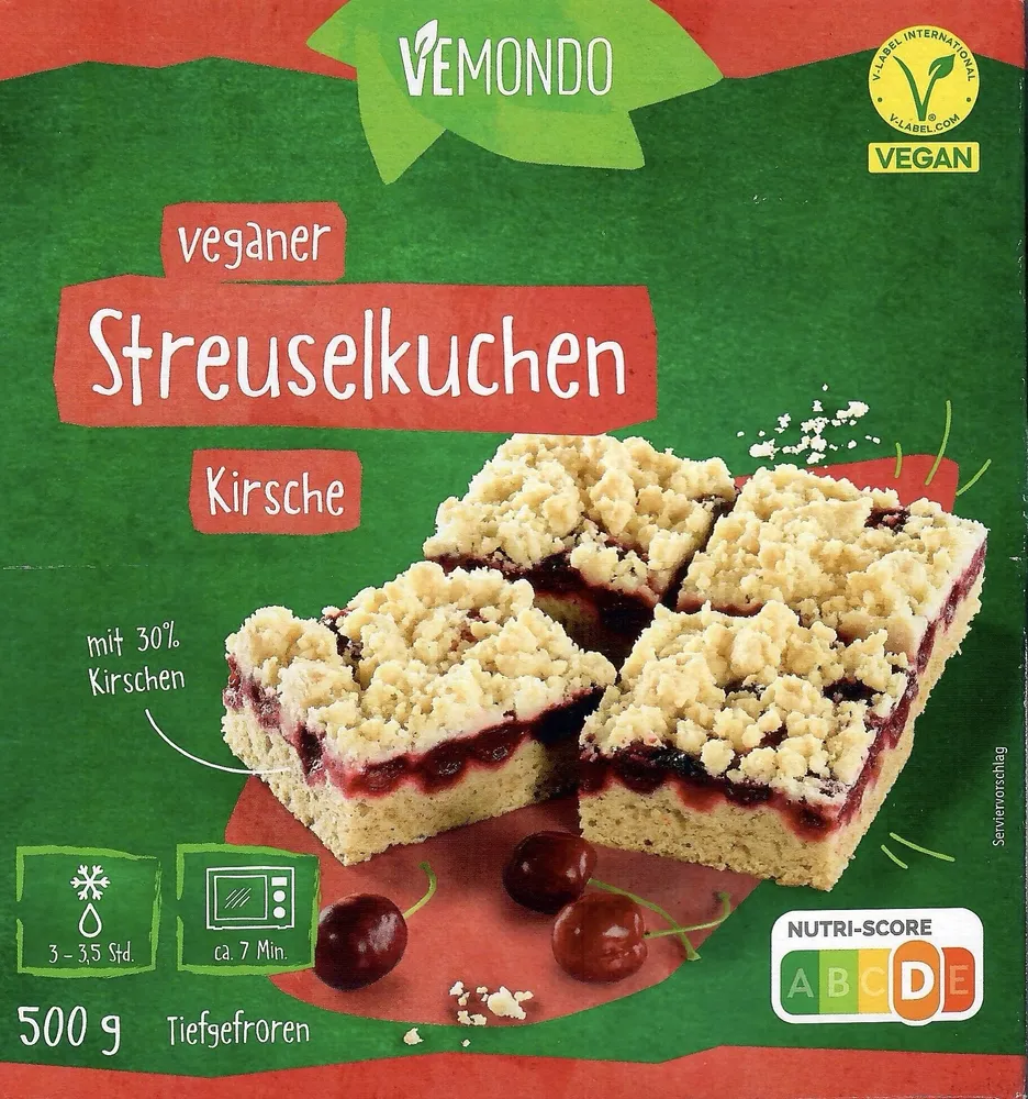 veganer Streuselkuchen