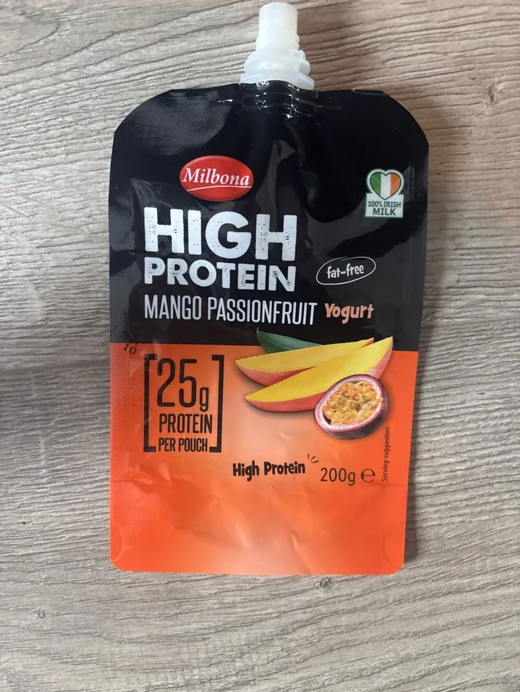 High Protein Mango Passionfruit Yogurt