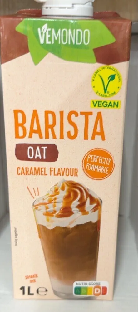 Barista Oat caramel flavored